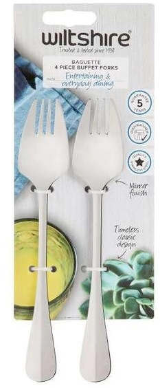 Wiltshire Baguette Buffet Fork 4 Pack