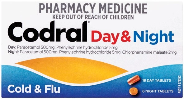 Codral Day & Night Cold & Flu 24 Tablets