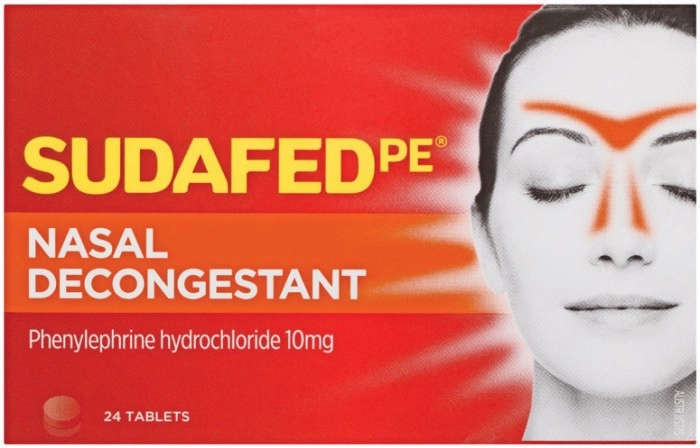 Sudafed PE Nasal Decongestant 24 Tablets