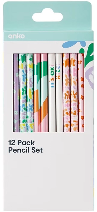 12 Pack Pencil Set