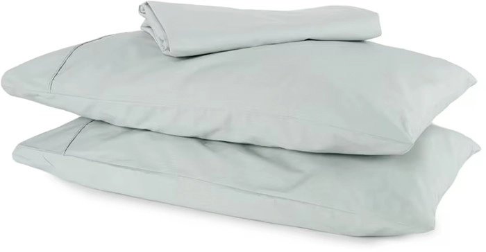 250 Thread Count Cotton Rich Sheet Set - Queen Bed, Eucalyptus