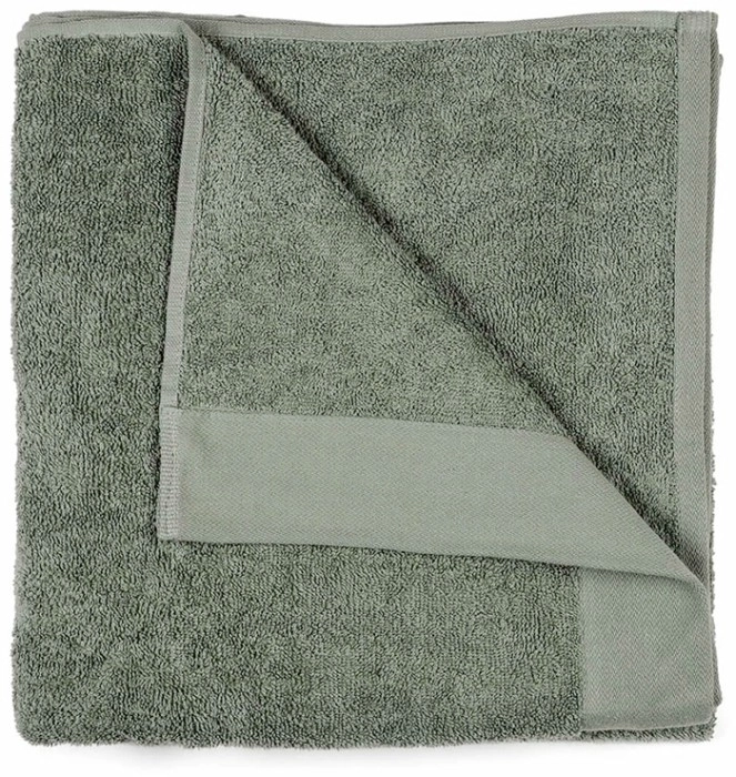 Malmo Cotton Bath Towel - Moss