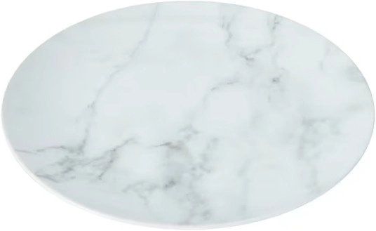 Marble Look Dinner Plate