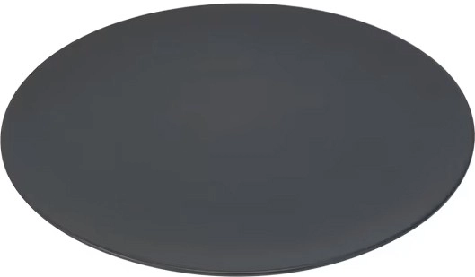 Matte Black Dinner Plate