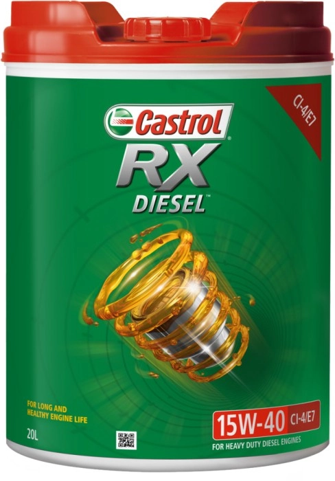 Castrol RX Diesel CI-4/E7 Engine Oil 15W-40 20L