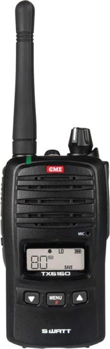 GME 5W/1W 80CH IP67 UHF CB Handheld Radio With Built In LED Torch