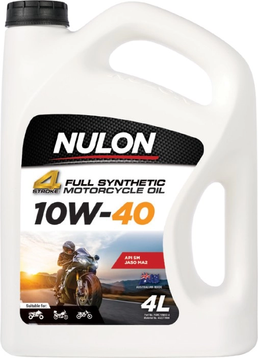 Nulon 4 Stroke Full Syn 10W40 4L