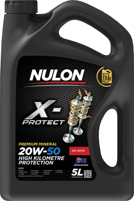 Nulon X-Protect 20W50 High Kilometre Protection 5L