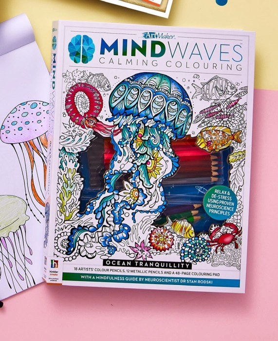 Artmaker Mindwaves Colouring Portrait Kit