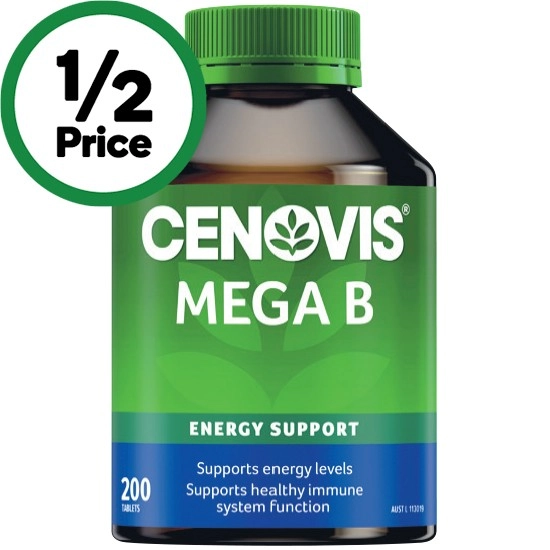 Cenovis Mega Vitamin B Tablets Value Pk 200~