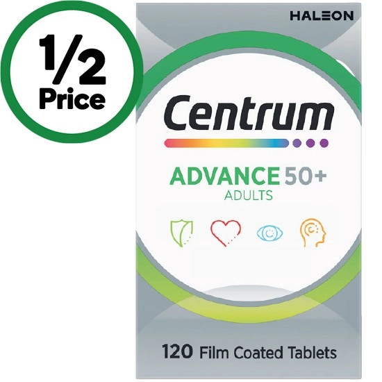 Centrum Advance 50+ Adults Tablets Pk 120#