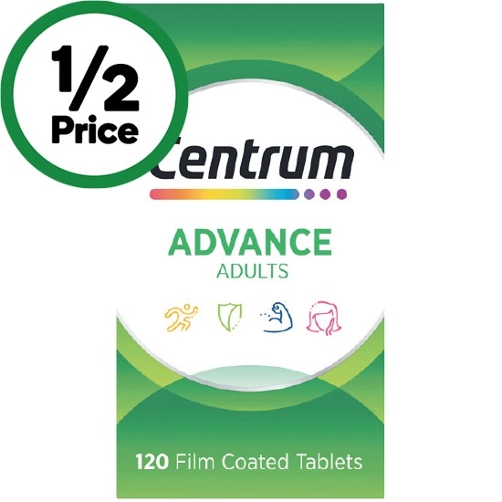 Centrum Advance Adults Tablets Pk 120#