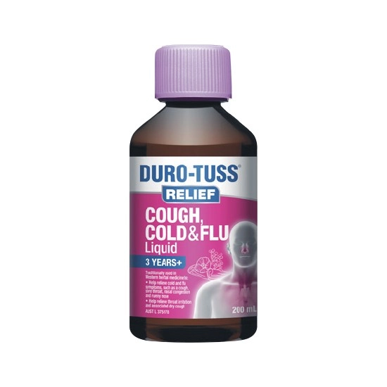 Duro-Tuss Relief Cough, Cold & Flu 200ml^