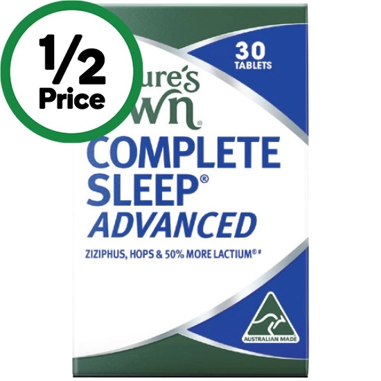 Nature's Own Complete Sleep Advanced Tablets Pk 30~