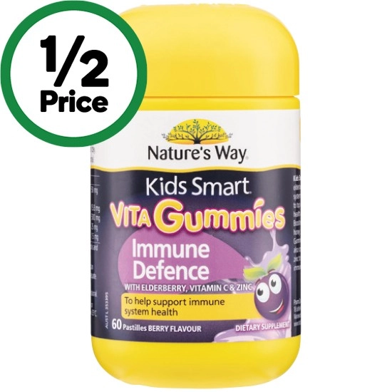 Nature's Way Kids Smart Immune Defence Gummies Pk 60~