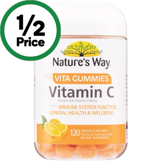 Nature's Way Vitamin C Vita Gummies Pk 120~