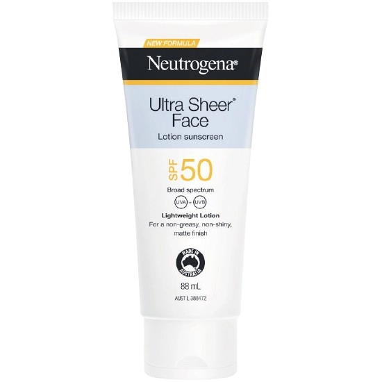 Neutrogena Ultra Sheer Face Lotion Sunscreen SPF50 88ml‡