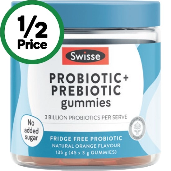 Swisse Adult Probiotic & Prebiotic Gummies Pk 45~