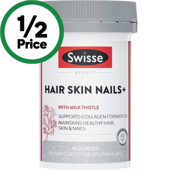 Swisse Beauty Hair Skin Nails+ Tablets Pk 60~