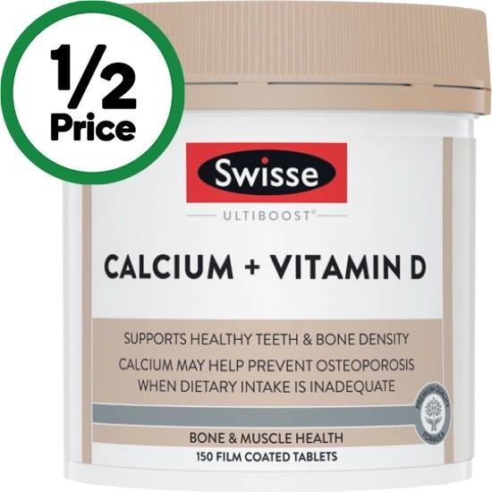 Swisse Ultiboost Calcium + Vitamin D Capsules Pk 150#