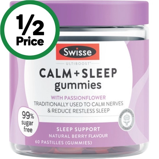 Swisse Ultiboost Calm + Sleep Gummies Pk 60~