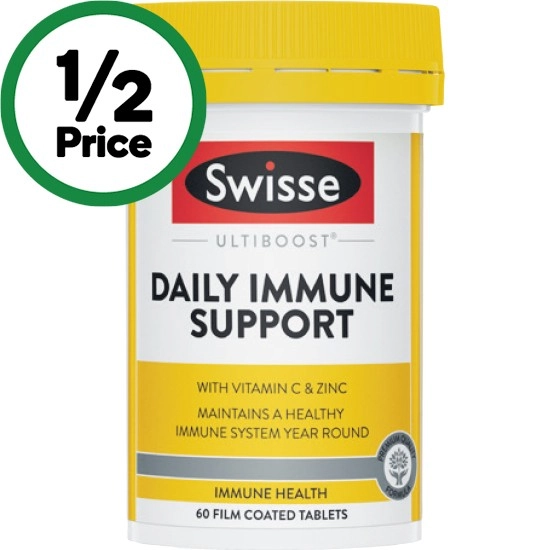 Swisse Ultiboost Daily Immune Support Tablets Pk 60~