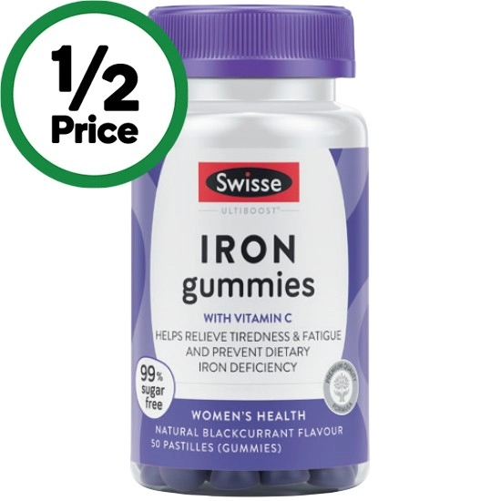 Swisse Ultiboost Iron Gummies Pk 50~