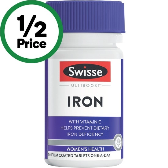 Swisse Ultiboost Iron Tablets Pk 30~