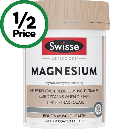 Swisse Ultiboost Magnesium Tablets Pk 120~