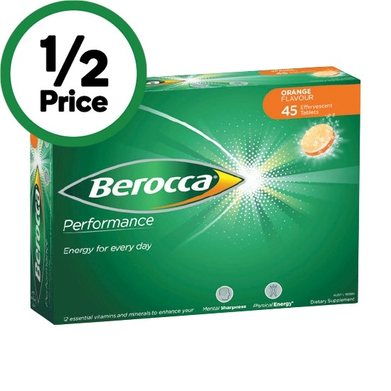 Berocca Effervescent Tablets Pk 45~