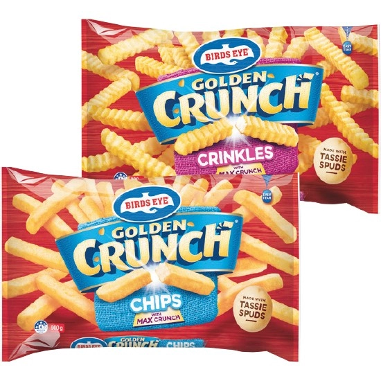 Birds Eye Golden Crunch Chips 900g