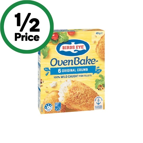 Birds Eye Oven Bake Fish 425g – From the Freezer