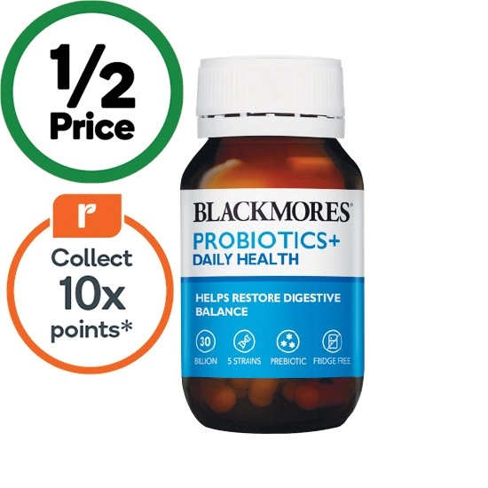 Blackmores Probiotics+ Daily Health Capsules Pk 30~