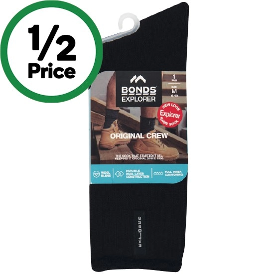 Bonds Explorer Men’s Socks Pk 1