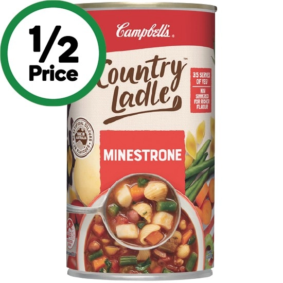 Campbell's Chunky or Country Ladle Soup 495-505g