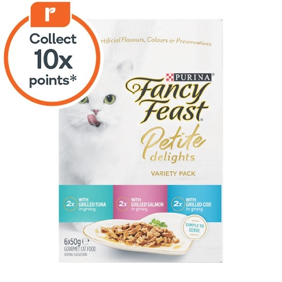 Fancy Feast Petite Delights Pk 6 x 50g