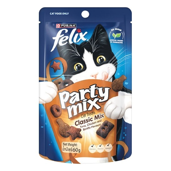 Felix Party Mix Cat Treats 50-60g