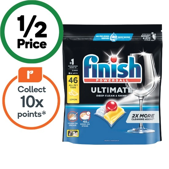 Finish Ultimate Dishwasher Tablets Pk 46