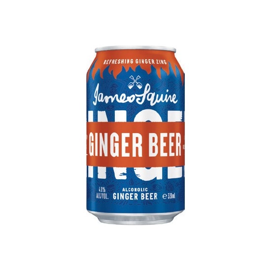 James Squire Ginger Beer Cans 24x330ml