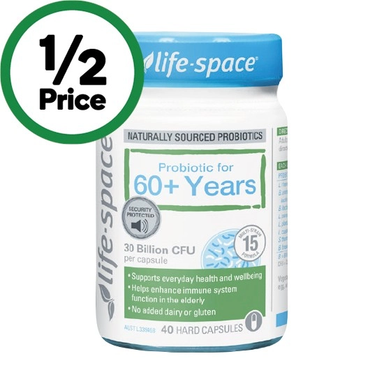 Life Space Probiotic 60+ Capsules Pk 40~