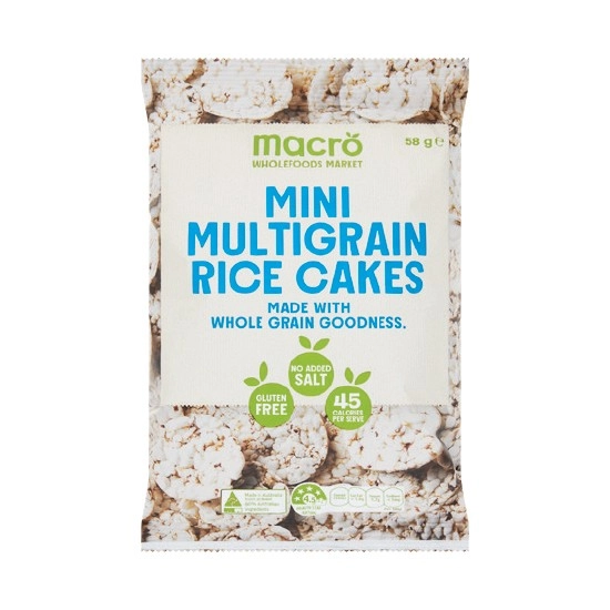 Macro Mini Multigrain Rice Cakes 58g – From the Health Food Aisle