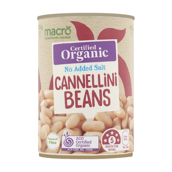 Macro Organic Cannellini Beans 425g