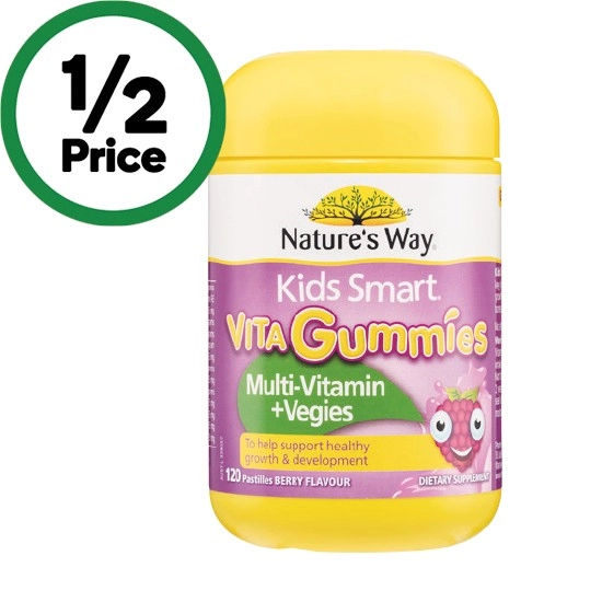 Nature's Way Kids Multivitamin Vita Gummies Pk 120~