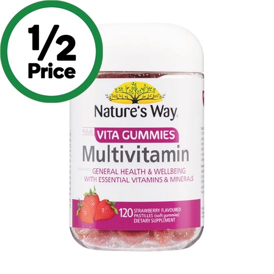 Nature's Way Multivitamin Vita Gummies for Adults Pk 120~