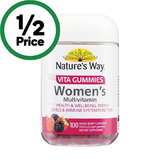 Nature's Way Women's Multivitamin Vita Gummies Pk 100~