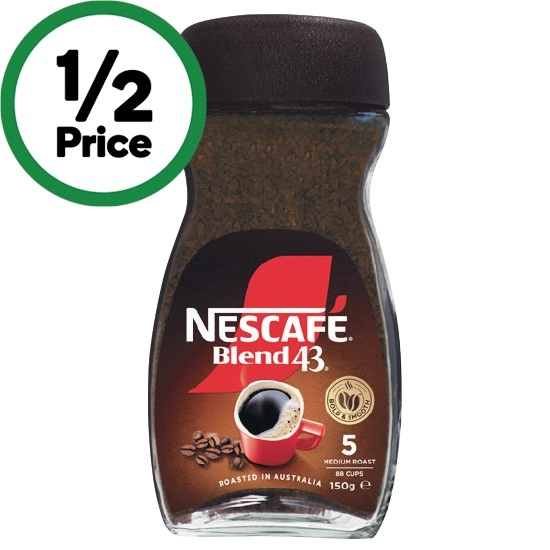 Nescafe Blend 43 Instant Coffee 140-150g