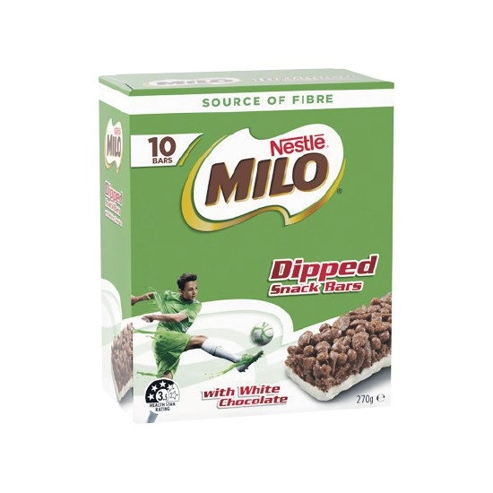 Nestle Milo Bars 210-270g Pk 10