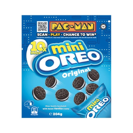 Oreo Mini Multipack 204g Pk 10