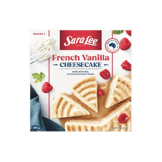 Sara Lee Cheesecake 360-410g – From the Freezer