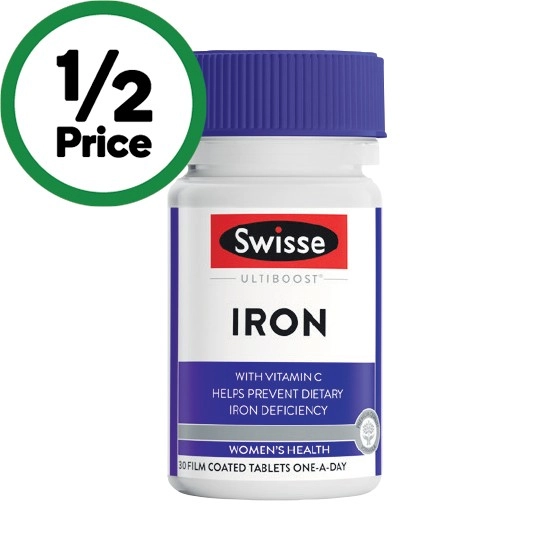 Swisse Ultiboost Iron Tablets Pk 30~